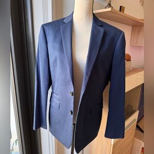 EXPRESS Men’s Slim Fit Photographer Blazer Jacket Navy
